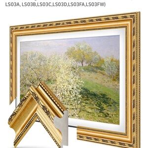 New! 75" Gold Frame for Frame TV